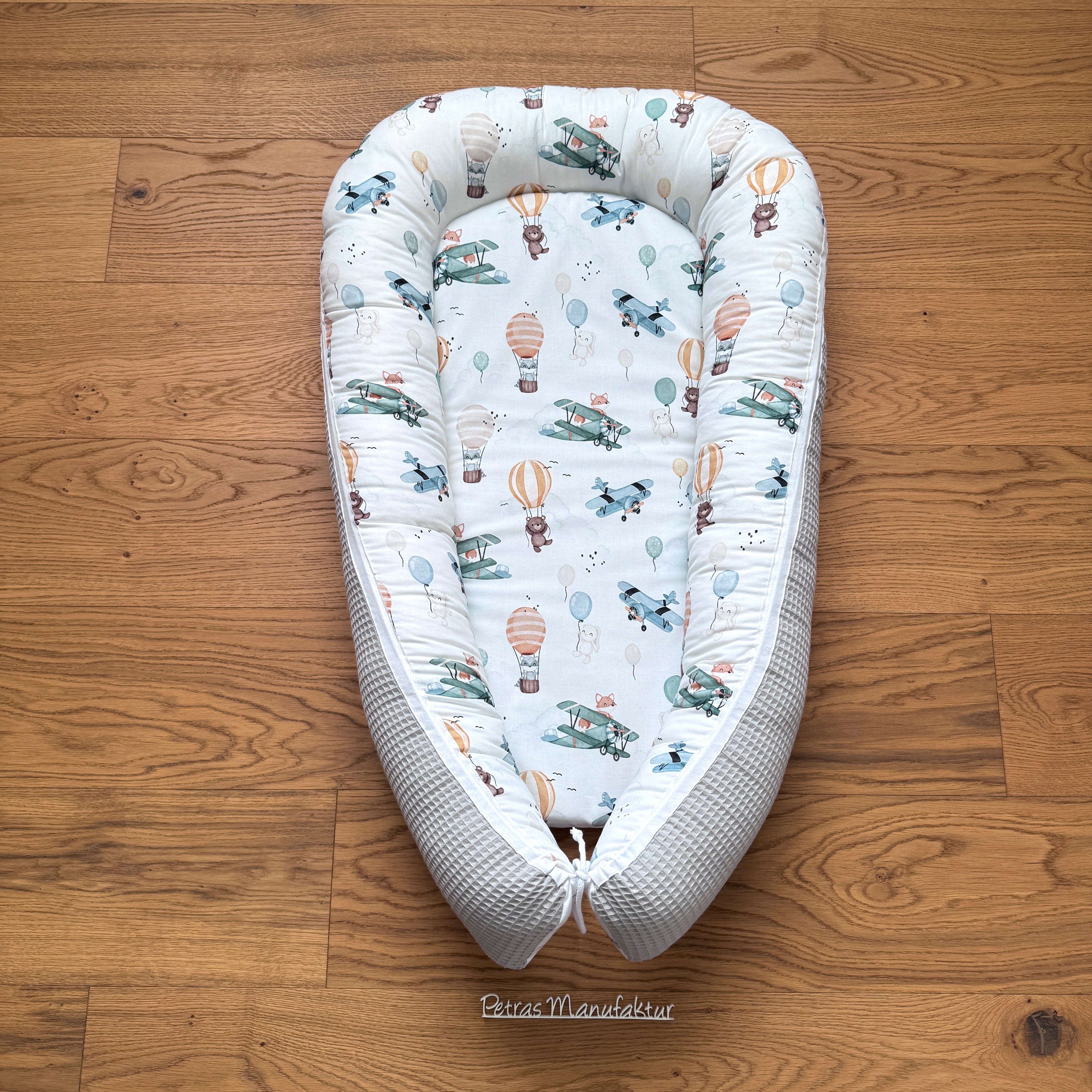 Babynestchen "fliegende Kuscheltiere“
